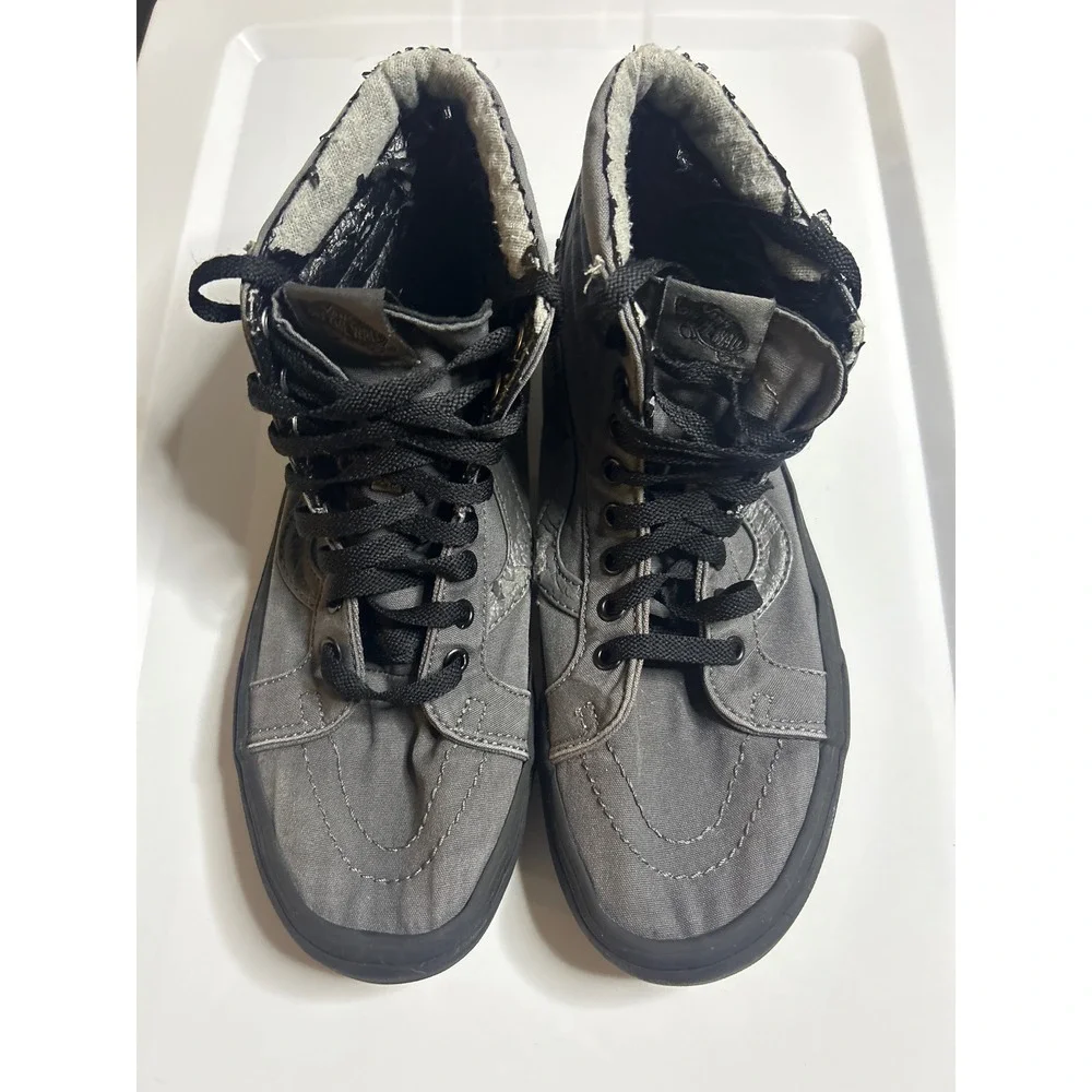Vans Gray Sk8-Hi Sneakers Mens 10.5 Womens 12